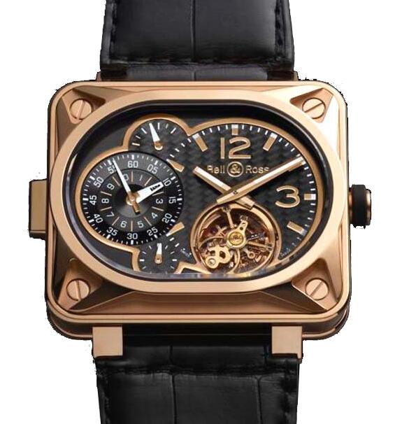 Bell and ross replica BR Minuteur Tourbillon Pink Gold Minuteur Tourbillon Limited Edition